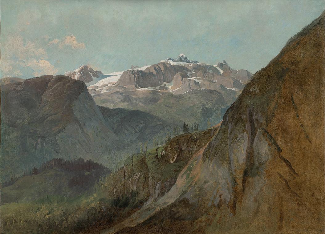 Der Dachstein vom Plassen bei Hallstatt