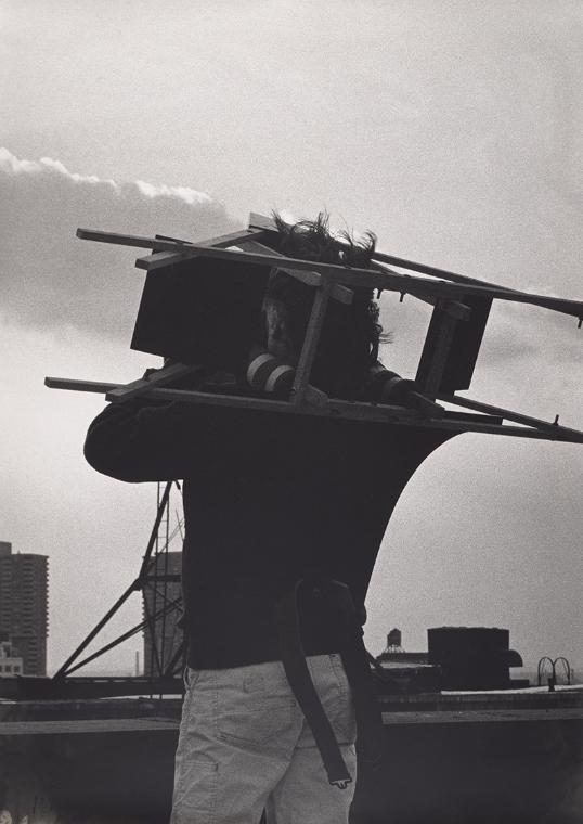 Alfons Schilling mit Sehmaschine