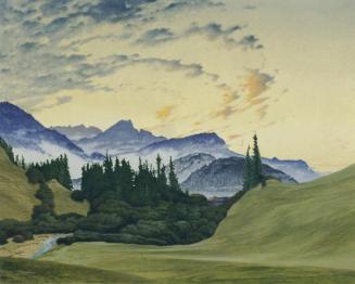 Edmund Steppes, Nebelreisen, 1900, Öl auf Leinwand, 88,5 x 112,5 cm, Belvedere, Wien, Inv.-Nr. …