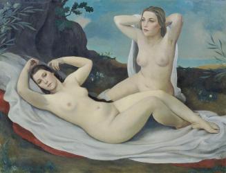 Johannes Beutner, Erwachen, 1938–1939, Öl auf Leinwand, 115,3 x 150,3 cm, Belvedere, Wien, Inv.…