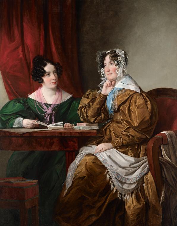 Henriette Baronin Pereira-Arnstein (1780–1859) mit ihrer Tochter Flora (1814–1882)