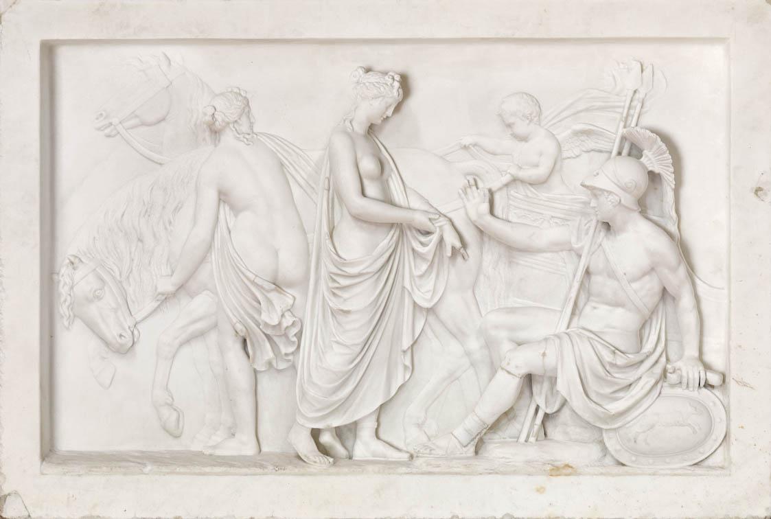 Venus zeigt Mars ihre von Diomedes verwundete Hand