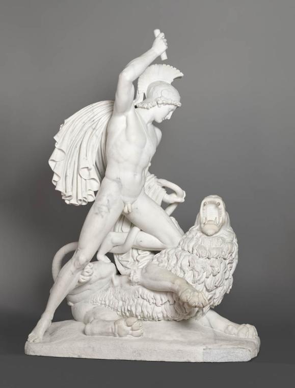 Bellerophon im Kampf mit der Chimeira