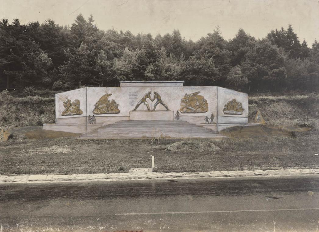 Entwurf für ein Straßenbaudenkmal der Nord-Süd-Verbindung im Burgenland