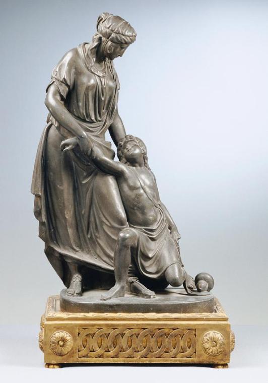 Johann Martin Fischer, Hagar und Ismael, um 1780, Bleiguss, H: 51,5 cm, Belvedere, Wien, Inv.-N ...