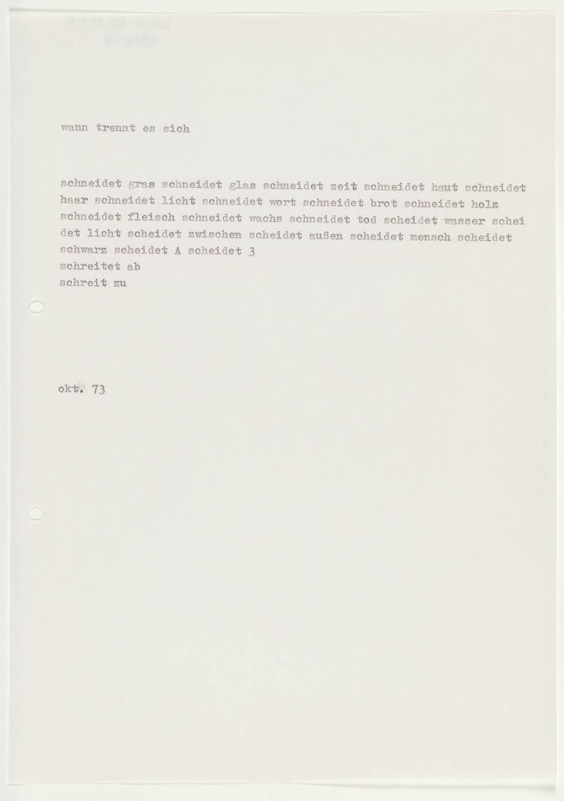 Wann trennt es sich, 1973
Gedicht
WVZNr. V.E. 426_AP_3 (B)