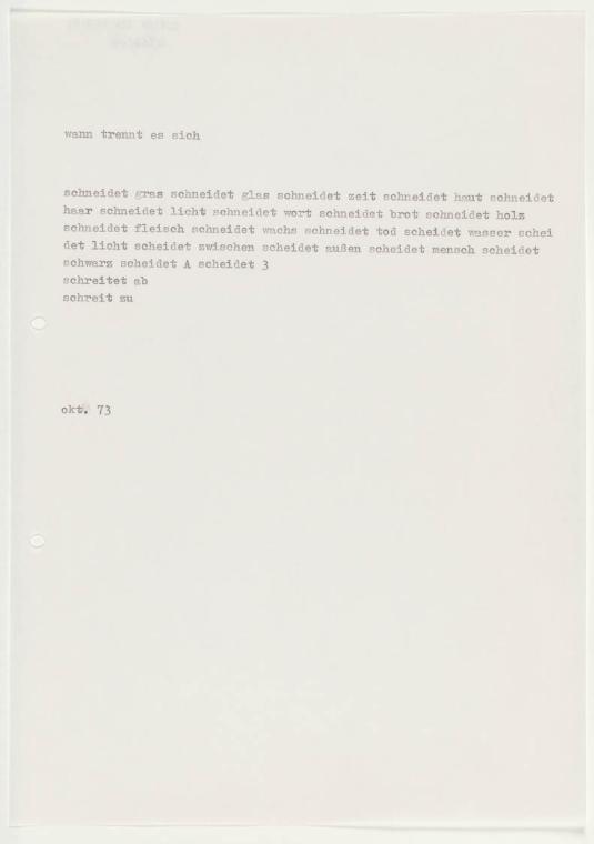 Wann trennt es sich, 1973
Gedicht
WVZNr. V.E. 426_AP_3 (B)