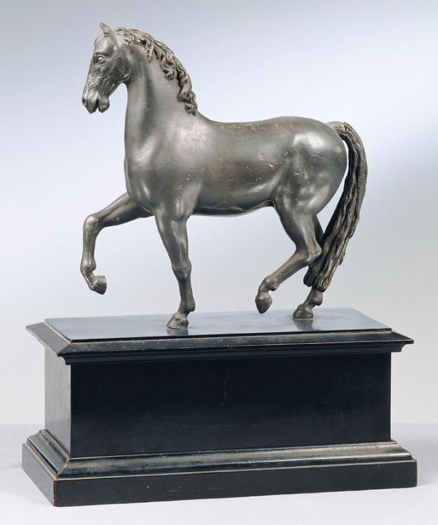 Franz Anton Zauner, Trabendes Pferd, um 1795/1800, Blei, H. inklusive Sockel: 43 cm, Belvedere,…