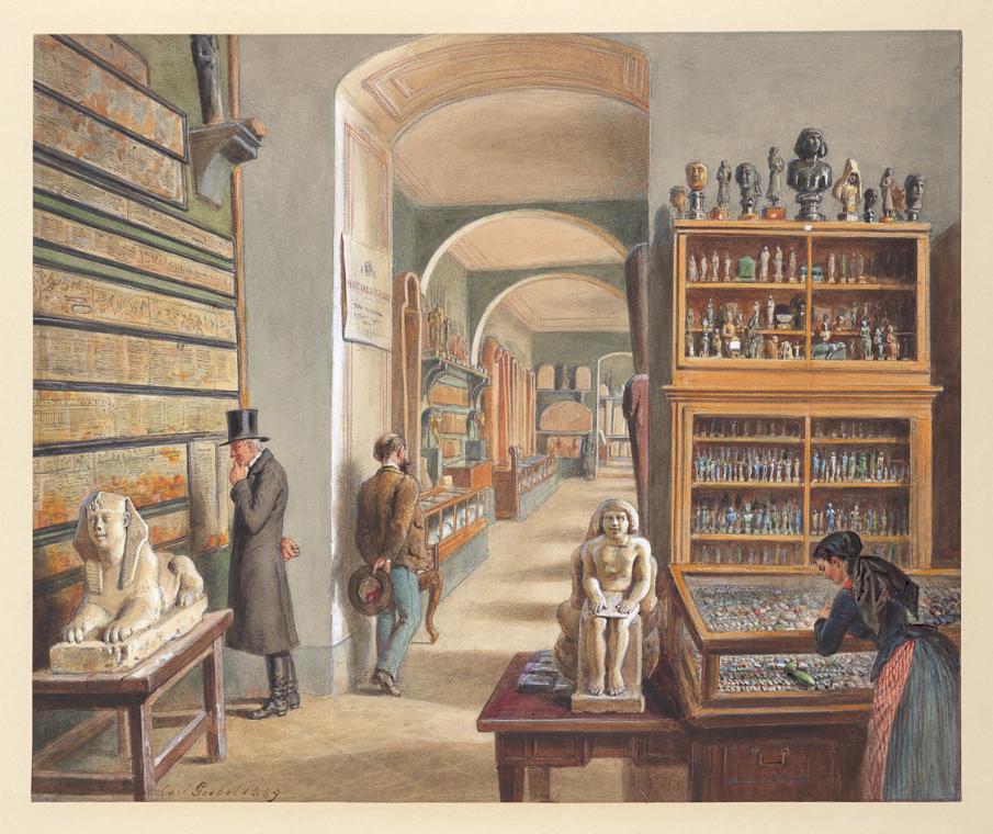 Das zweite Kabinett der ägyptischen Sammlung