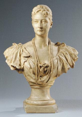Stefan Schwartz, Zarin Alexandra Fjodorowna, nach 1894, Gips, H: 44 cm, Belvedere, Wien, Inv.-N…