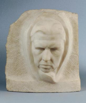 Franz Metzner, Die Mutter des Künstlers, um 1903, Marmor, 35,5 x 30 cm, Belvedere, Wien, Inv.-N…