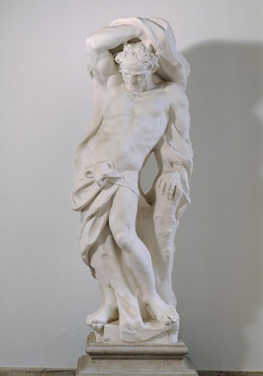 Giovanni Giuliani, Atlant (Ehemals Portalfigur am Schloss Neuwaldegg bei Wien), um 1692/1697, S ...