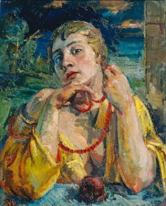 Robert Eigenberger, Die Sinnliche, um 1929, Öl auf Leinwand, 70 x 57 cm, Belvedere, Wien, Inv.-…