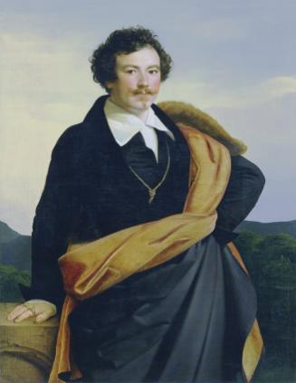 Carl Peter Goebel der Ältere, Selbstbildnis, um 1819, Öl auf Leinwand, 122,5 x 95,5 cm, Belvede…