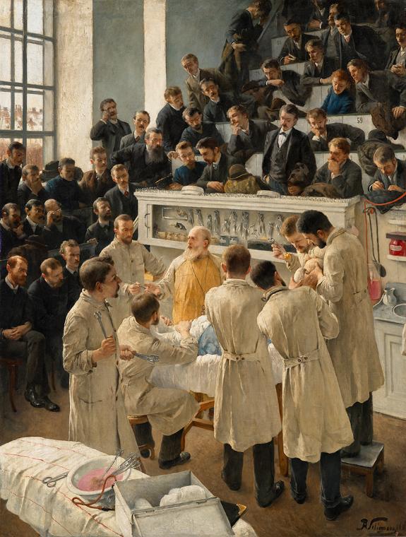 Der Billroth'sche Hörsaal im Wiener Allgemeinen Krankenhaus