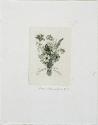 Hans Ranzoni, Exlibris Grete Kirin, 1981, Kupferstich, 6,2 × 4,6 cm, Belvedere, Wien, Inv.-Nr. …