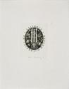 Hans Ranzoni, Exlibris Dr. Friedrich Haller, 1977, Kupferstich, 6 × 4,8 cm, Belvedere, Wien, In ...