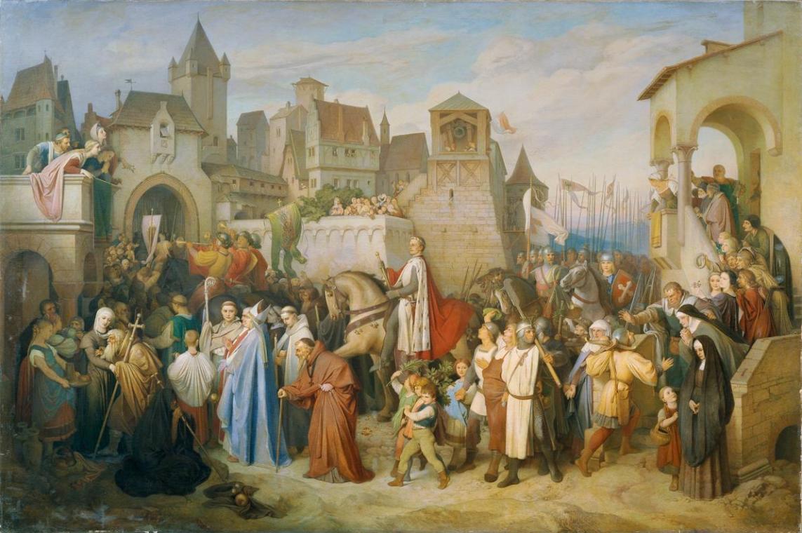 Joseph Mathias von Trenkwald, Herzog Leopolds des Glorreichen Einzug in Wien nach dem Kreuzzug …