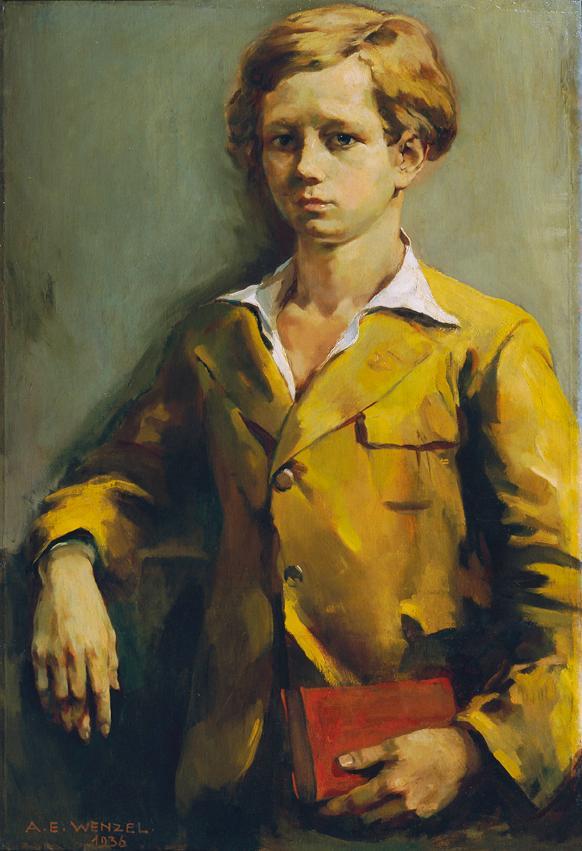August Eduard Wenzel, Wolfgang Wenzel, 1936, Öl auf Karton, 93 x 64 cm, Belvedere, Wien, Inv.-N…