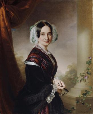Anton Einsle, Anna Regenhart, 1852, Öl auf Leinwand, 100,5 x 82,5 cm, Belvedere, Wien, Inv.-Nr.…