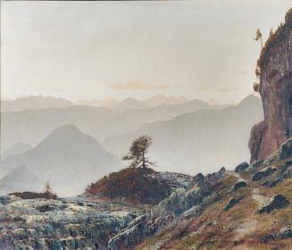 Anton Filkuka, Im Ausseerland, um 1940, Öl auf Leinwand, 120 x 140 cm, Belvedere, Wien, Inv.-Nr…