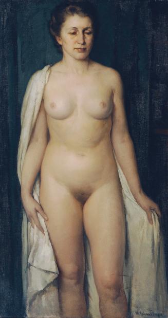 Hans Schachinger, Stehender weiblicher Akt, 1938-1939, Öl auf Leinwand, 140 x 80 cm, Belvedere,…