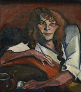 Carl Moritz Cammerloher, Mädchenbildnis, 1913, Öl auf Leinwand, 98 x 76 cm, Belvedere, Wien, In…