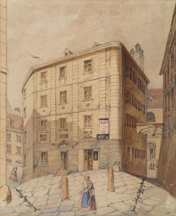 Friedrich Leibold, Der Weg zur Fischerstiege beziehungsweise zur Salzgries-Kaserne in Wien, Ble…