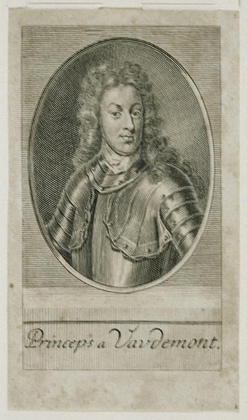 Unbekannter Stecher, Princeps de Vaudemont, um 1713, Kupferstich auf Papier, Blattmaße: 15,5 × …