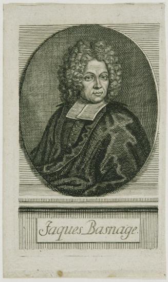 Unbekannter Stecher, Der Historiker Jacques Basnage de Beauval, 1712 (?), Kupferstich auf Papie…