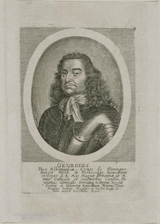 Unbekannter Stecher, George Monk, Duke of Albemarle und Earl of Torrington, um 1650/1700, Kupfe…