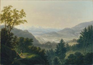 Johann Caspar Rahn, Umgebung der Ruine Habsburg, 1803, Öl auf Leinwand, 54 x 77 cm, Belvedere, …
