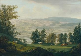 Johann Caspar Rahn, Umgebung der Ruine Habsburg, 1804, Öl auf Leinwand, 54 x 77 cm, Belvedere, …