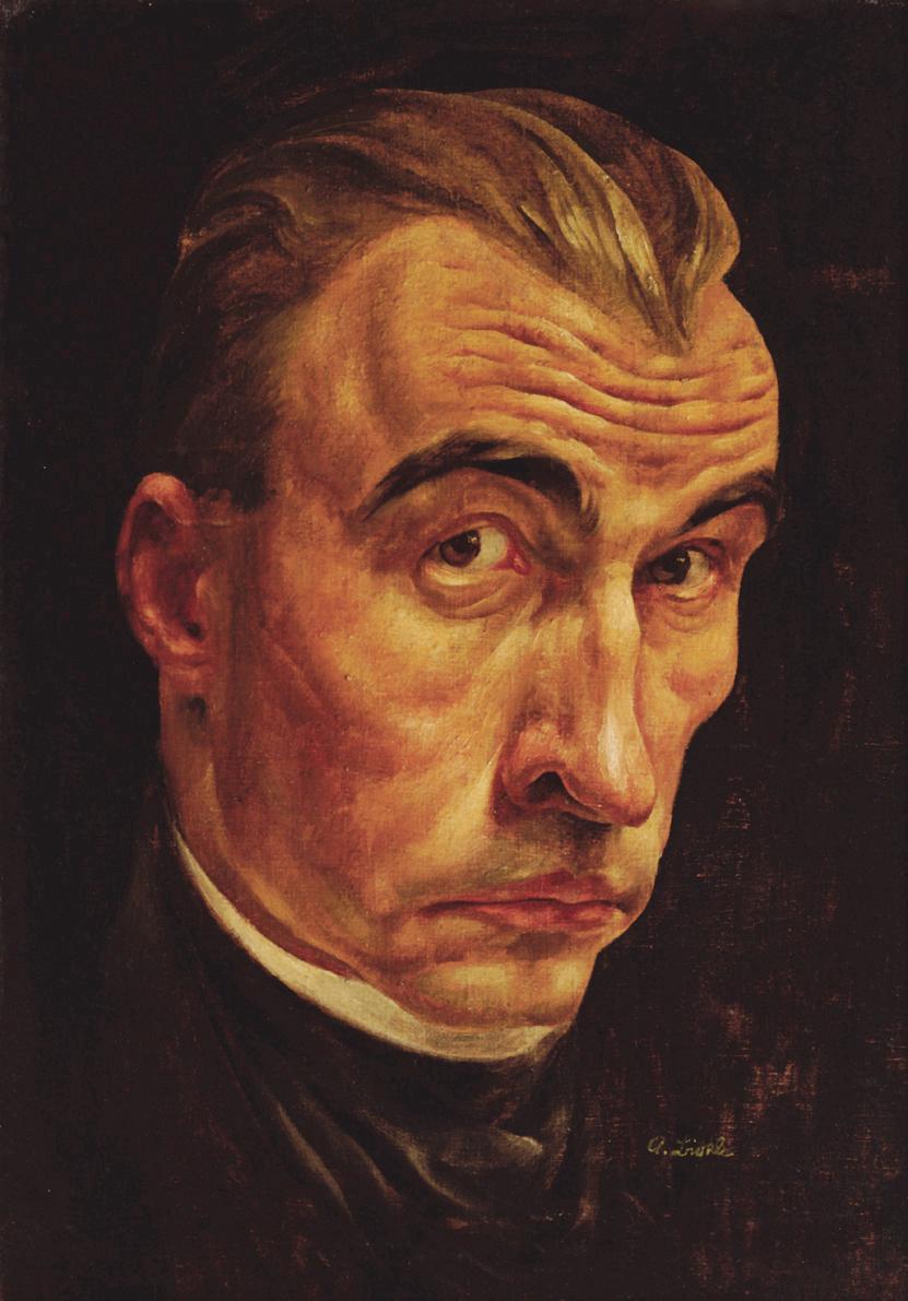 Albert Birkle, Selbstbildnis, 1922, Öl auf Leinwand, 49 x 35 cm, Artothek des Bundes, Dauerleih…