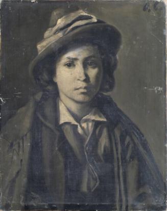 Monogrammist O. C., Ovid Curtovich (?), Studienkopf, Öl auf Leinwand, 52 x 42 cm, Belvedere, Wi…
