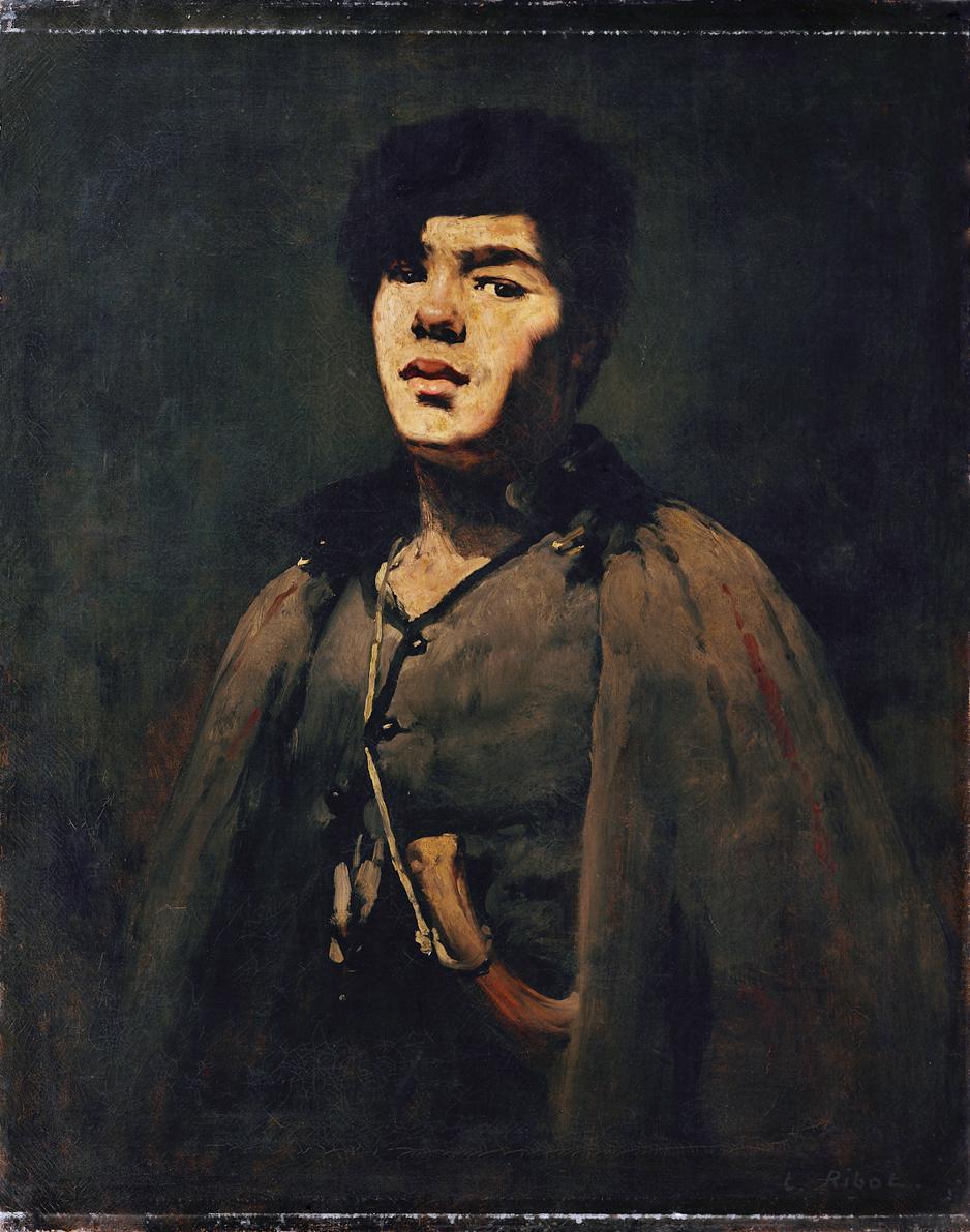 Augustin Théodule Ribot, Junger Hirte, um 1880, Öl auf Leinwand, 92,5 x 73,5 cm, Belvedere, Wie…