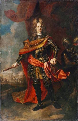 Johann Gottfried Auerbach, Kaiser Karl VI., Öl auf Leinwand, 245 x 160 cm, Belvedere, Wien, Inv…