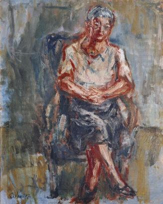 Georg Eisler, Die Mutter des Künstlers, 1956, Öl auf Leinwand, 50 x 40 cm, Belvedere, Wien, Inv…