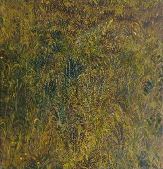 Henry Inlander, Leaves of Grass Nr. 14, 1974, Acryl auf Leinwand, 152 x 147 cm, Belvedere, Wien…