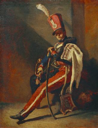 Théodore Géricault, Der Trompeter der Orleans-Husaren, 1813/1814, Öl auf Leinwand, 48 x 38,3 cm…