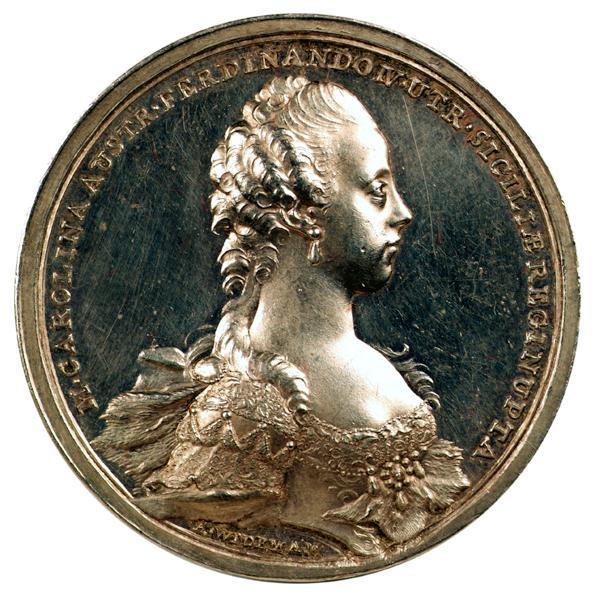 Franz Anton Wideman, Maria Karolina von Österreich und ihre Hochzeit mit Ferdinand IV. König vo…