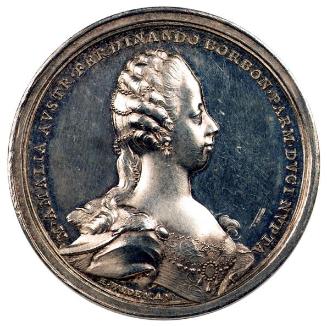 Franz Anton Wideman, Maria Amalia von Österreich und ihre Vermählung mit Herzog Ferdinand von B…