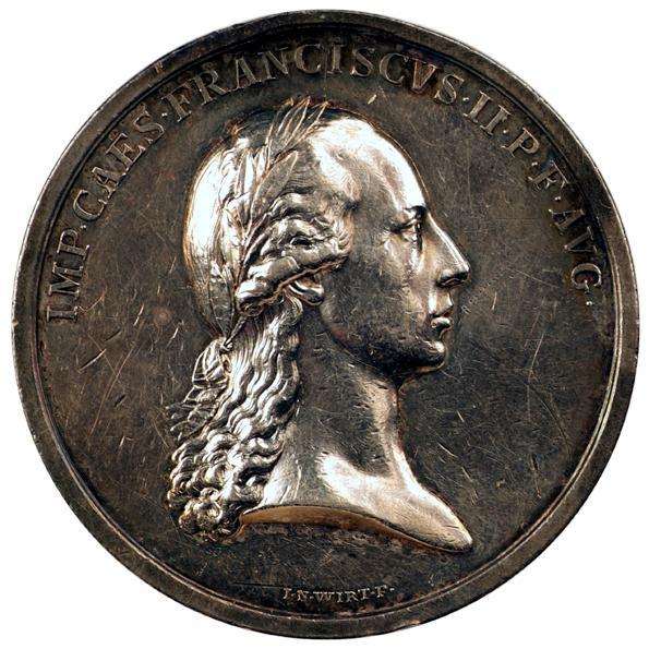 Johann Nepomuk Wirt, Kaiser Franz I. (II.) von Österreich und seinen Wahlspruch "Lege et Fide",…