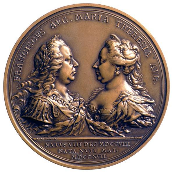 Franz Anton Wideman, G. Ehle, Kaiser Franz I. Stephan von Lothringen und Kaiserin Maria Theresi…
