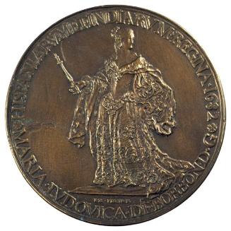 Johann Bernhard Fischer von Erlach, Maria Ludovica de Bourbon, 1682, Galvanoplastische Kopie (R ...