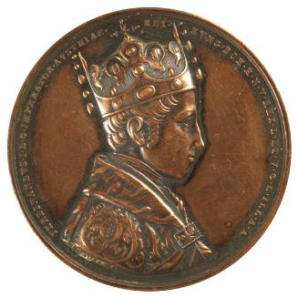 I. D. Boehm, Medaille auf Kaiser Ferdinand I., 1836, Metall, D: 4,5 cm, Belvedere, Wien, Inv.-N…