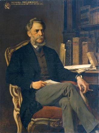 August Eisenmenger, Leo Graf Thun-Hohenstein, 1882, Öl auf Leinwand, 151 x 112 cm, Belvedere, W…