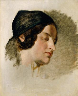 Joseph Hasslwander, Clara Hasslwander, Öl auf Leinwand, 36 x 30 cm, Belvedere, Wien, Inv.-Nr. 4…