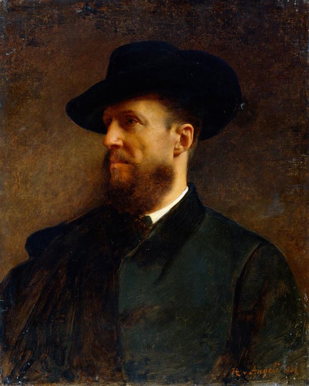 Heinrich von Angeli, Carlos María de Borbón y Österreich-Este, 1868, Öl auf Leinwand, 68,7 x 55…