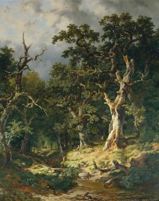 Remigius Adrianus van Haanen, Eichenwald, 1870/1875, Öl auf Leinwand, 120 x 98 cm, Belvedere, W…